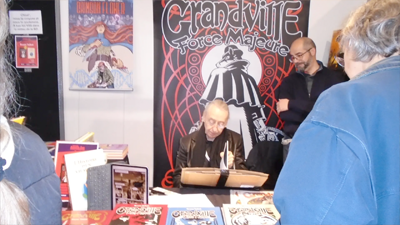 Mary has posted a short report on her webpage of their recent vist to the European Comic festival, where Bryan was promoting Delirium's French editions of his books.
