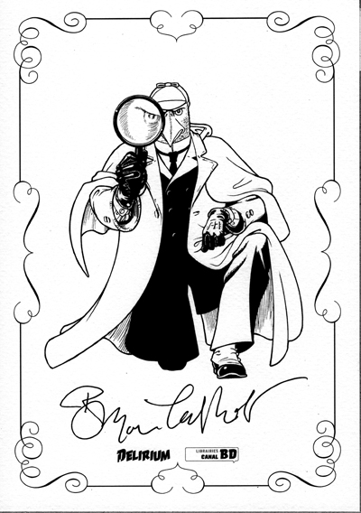 The bookplate of the French Special Edition of The Casebook of Stamford Hawksmoor