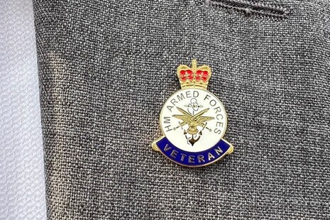 Veterans Pin Badge