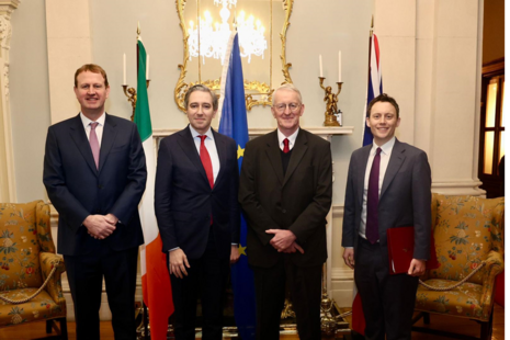 Secretary of State Hilary Benn and Minister Patrick attend the BIIGC