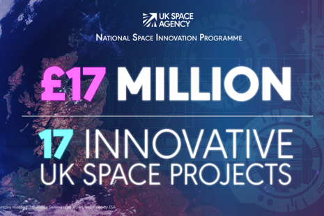 Ā£17 million - 17 innovative UK space projects