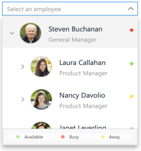 Angular Dropdown Tree with footer template