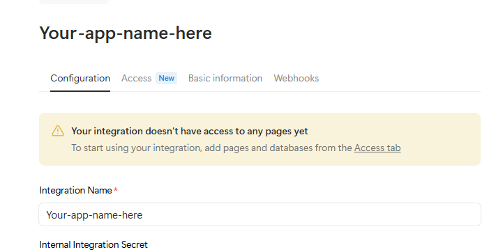3단계: 통합 설정