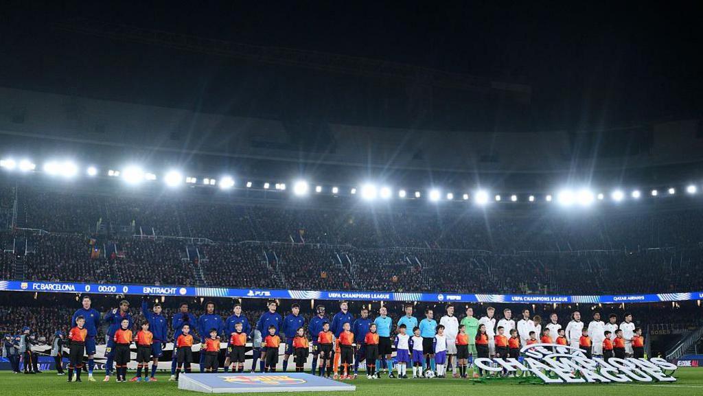 Nou Camp before the game