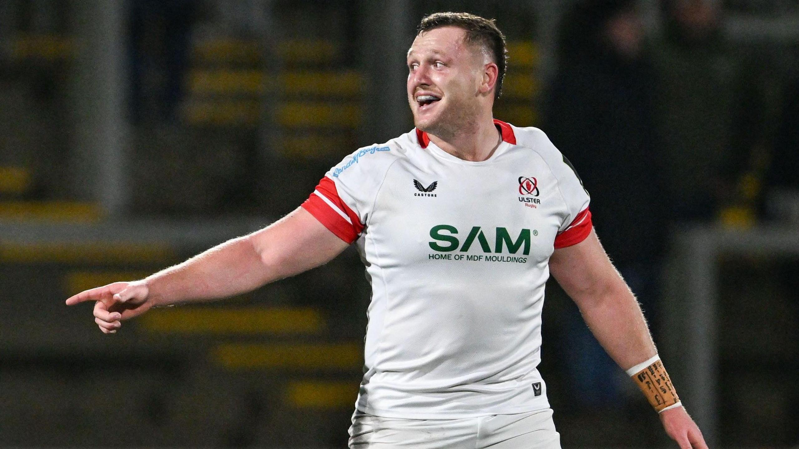 Angus Bell in action for Ulster