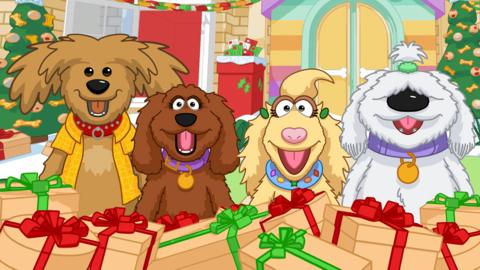 Play the Dodge's Pup School Pawsome Christmas Game
