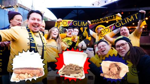 Do European fans rate British football food?