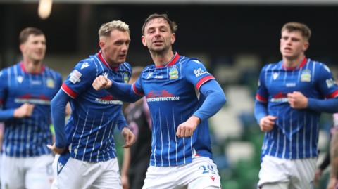 Linfield won the Irish Premiership