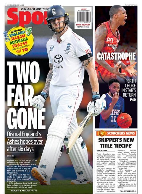 West Australian back page