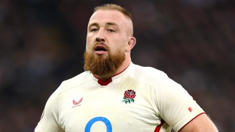 Joe Heyes playing for England