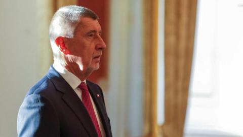 ANO party leader Andrej Babis stands on the day Czech President Petr Pavel appoints him as the country's new Prime Minister at Prague Castle in Prague, Czech Republic December 9, 2025.