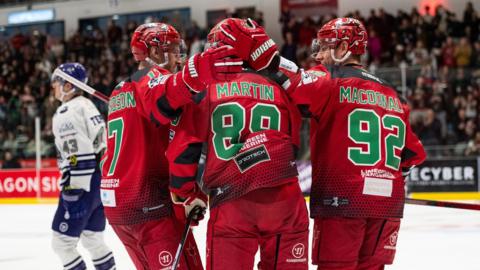 Joey Martin struck the first of five Cardiff Devils goals against Glasgow Clan