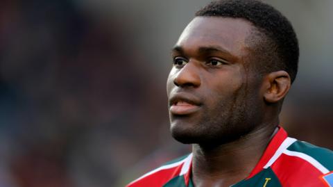 Emeka Ilione in action for Leicester Tigers