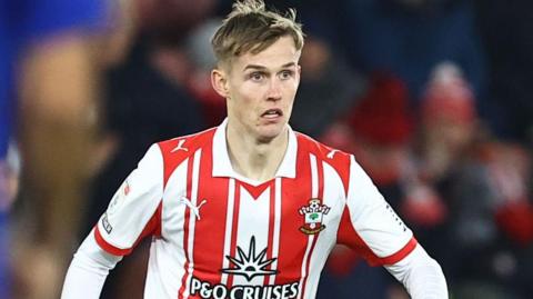 Cameron Bragg in action for Southampton