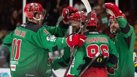 Cardiff Devils celebrate