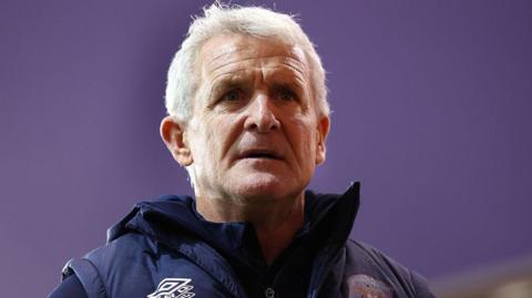 Mark Hughes stares