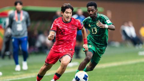 Yoon Do-young in action for South Korea during the AFC U20 Asian Cup