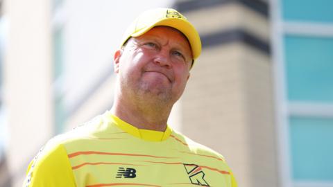 Trent Rockets women's head coach Jon Lewis