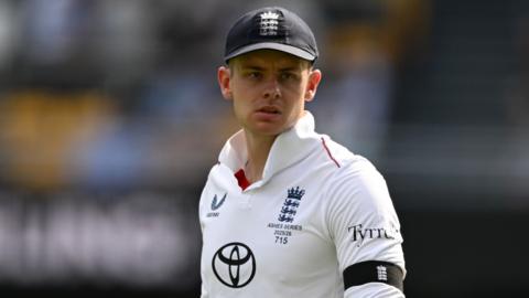 Jamie Smith looks on disappointed