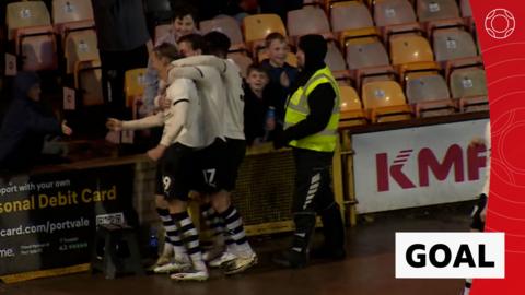 Ben Waine celebrates with team-mates