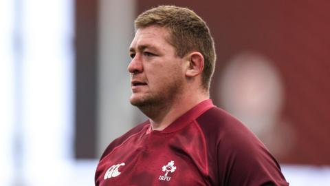 Tadhg Furlong in Ireland training
