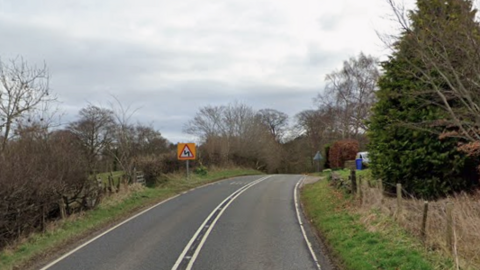 A generla view of the A706 near Linlithgow