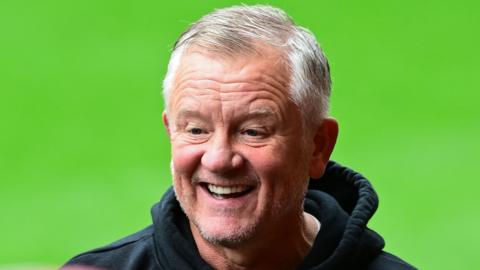Sheffield United boss Chris Wilder during the 4-0 win against Stoke