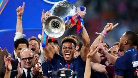 Paris St-Germain won the Champions League