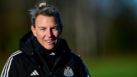 Tanya Oxtoby with Newcastle