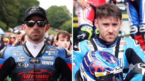 Glenn Irwin and Lee Johnston