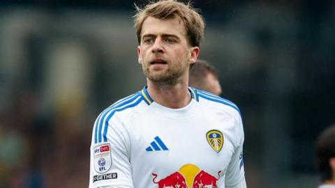 Patrick Bamford in action for Leeds United against Stoke City in April