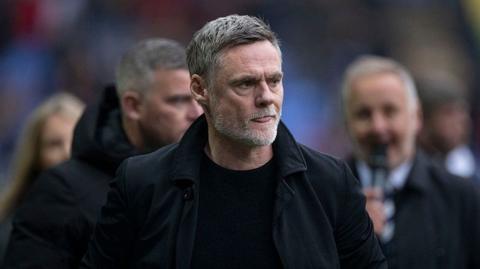 Graham Alexander looks stern