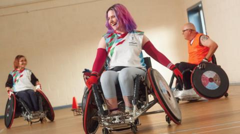 Sonny Fletcher, a wheelchair rugby player for Harlequins, featuring in the lastest This Girl Can ad campaign
