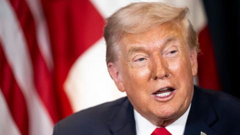 President Donald Trump in Davos, Switzerland, on 21 January 2026