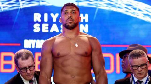 Anthony Joshua weighs in
