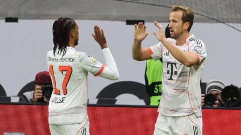 Harry Kane celebrates