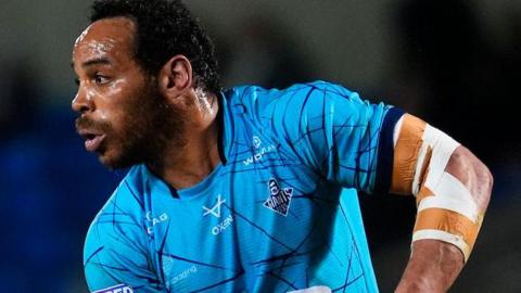 Huddersfield Giants player Leroy Cudjoe