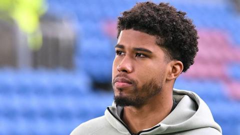 Andrey Santos stood on Turf Moor before facing Burnley with Chelsea