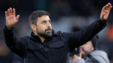 Vitor Matos acknowledges Swansea fans