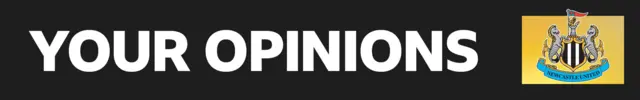 Your Newcastle United opinions banner