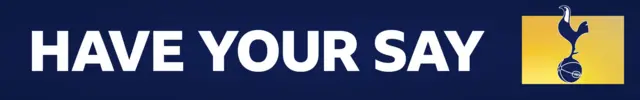 Tottenham have your say banner