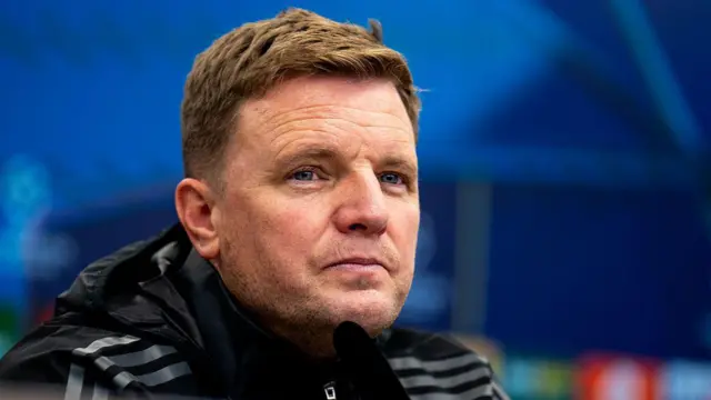 Newcastle United head coach Eddie Howe