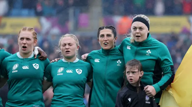 Niamh O'Dowd, Neve Jones, Amee Leigh Costigan and Sam Monaghan