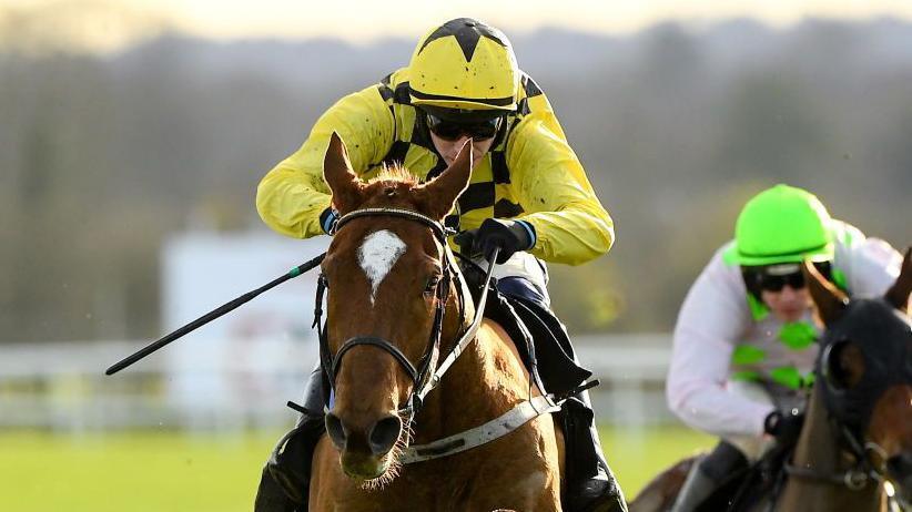 Paul Townend on board State Man at the 2022 Punchestown Festival.