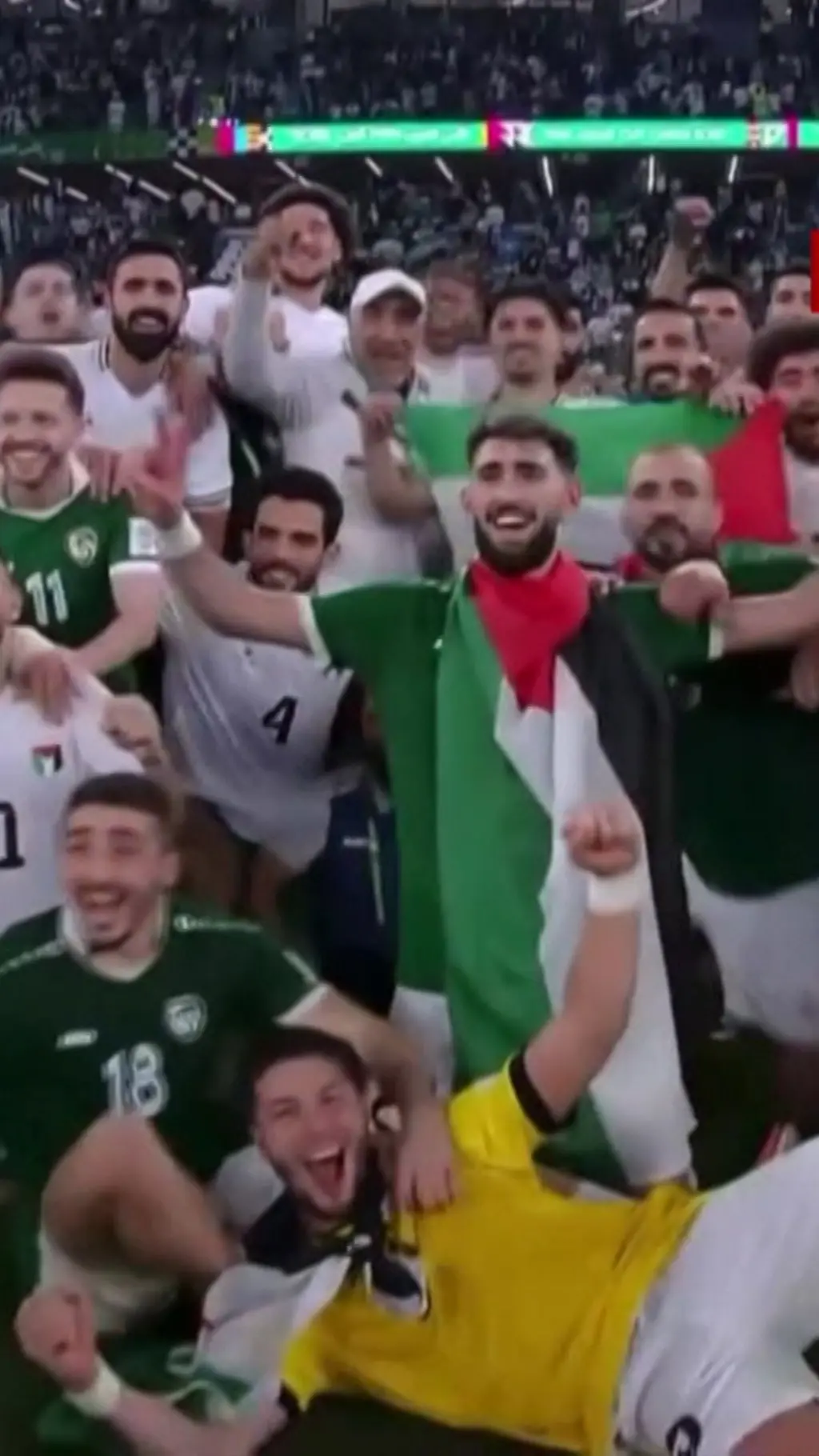 كأس العرب 2025.. احتفالات لاعبي سوريا وفلسطين معا تلفت الأنظار