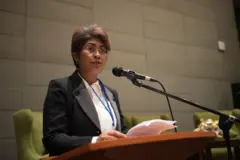 လူအခွင့်အရေးဆိုင်ရာ အာဆီယံလွှတ်တော်အမတ်များအဖွဲ့ (APHR) အဖွဲ့ဥက္ကဋ္ဌ အင်ဒိုနီးရှားလွှတ်တော်ကိုယ်စားလှယ် မာစီ ခရစ္စတီ ဘာရန်းစ်