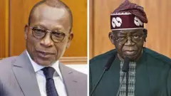 Patrice Talon, President of Benin Republic/Bola Tinubu, President of Nigeria