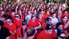 ششمین دوره ماراتن کیش با وجود مخالفت فدراسیون برگزار شد