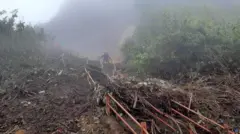 ශ්රී පාදයේ සිදුව තිබු පස් කඳු කඩාවැටීම