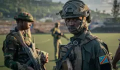 Abarwanyi ba M23 i Goma ku wa 19 z'ukwa gatanu 2025 ( ifoto yo mu bubiko)